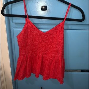 Shein crop to flowy tank top